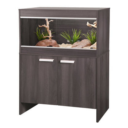 Vivexotic Repti-Home Maxi/Med Vivarium Grey | 86x49x56cm Reptile Enclosure