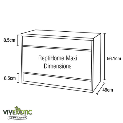 Vivexotic Repti-Home Vivarium - Maxi Medium 86x49x56cm