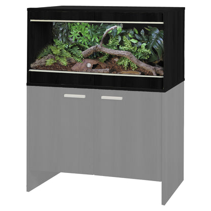 Vivexotic Repti-Home Maxi/Med Vivarium Black | 86x49x56cm