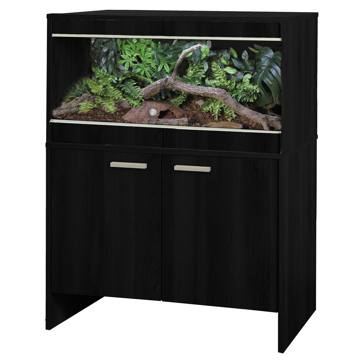 Vivexotic Repti-Home Maxi/Med Vivarium Black | 86x49x56cm
