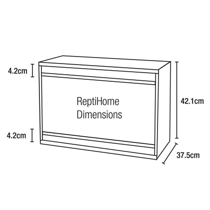Vivexotic Repti-Home Large Vivarium Oak 115x37.5x42cm | PT4074