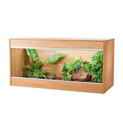 Vivexotic Repti-Home Maxi Large Vivarium in Oak – PT4087