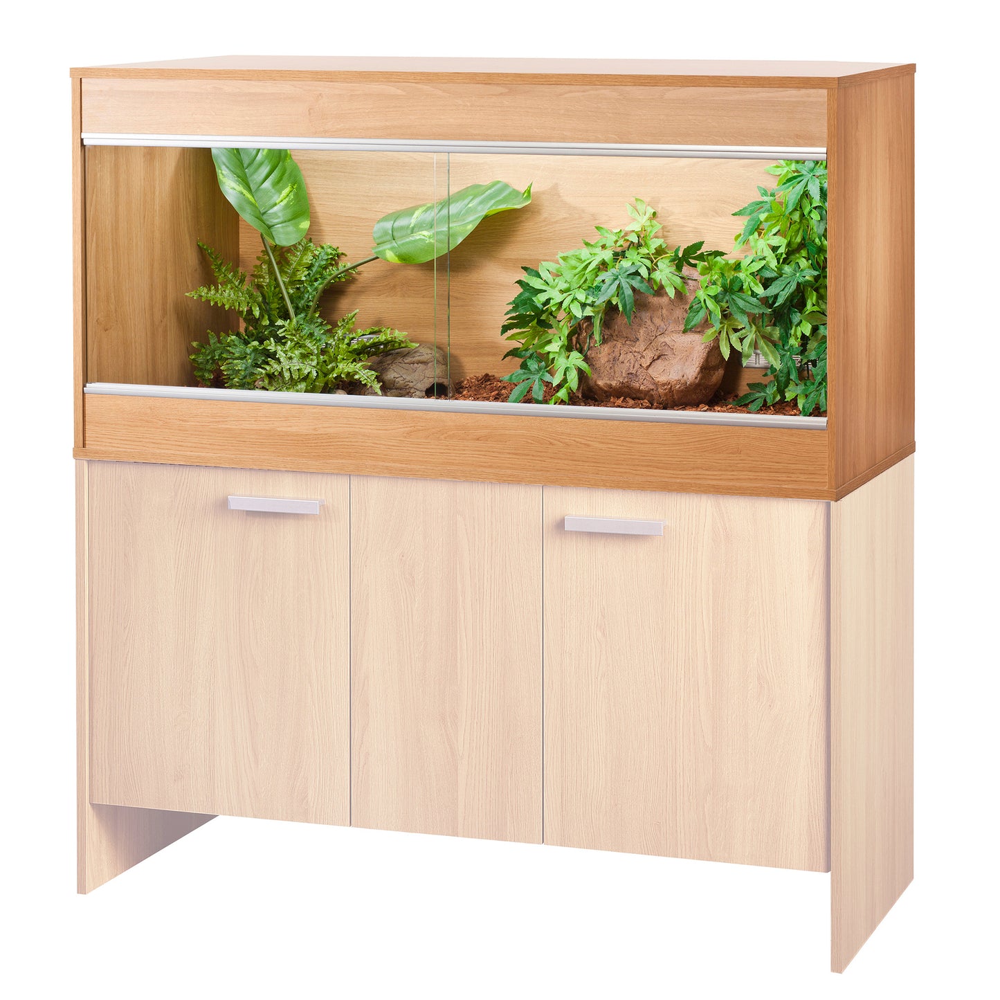 Vivexotic Repti-Home Maxi Large Vivarium in Oak – PT4087