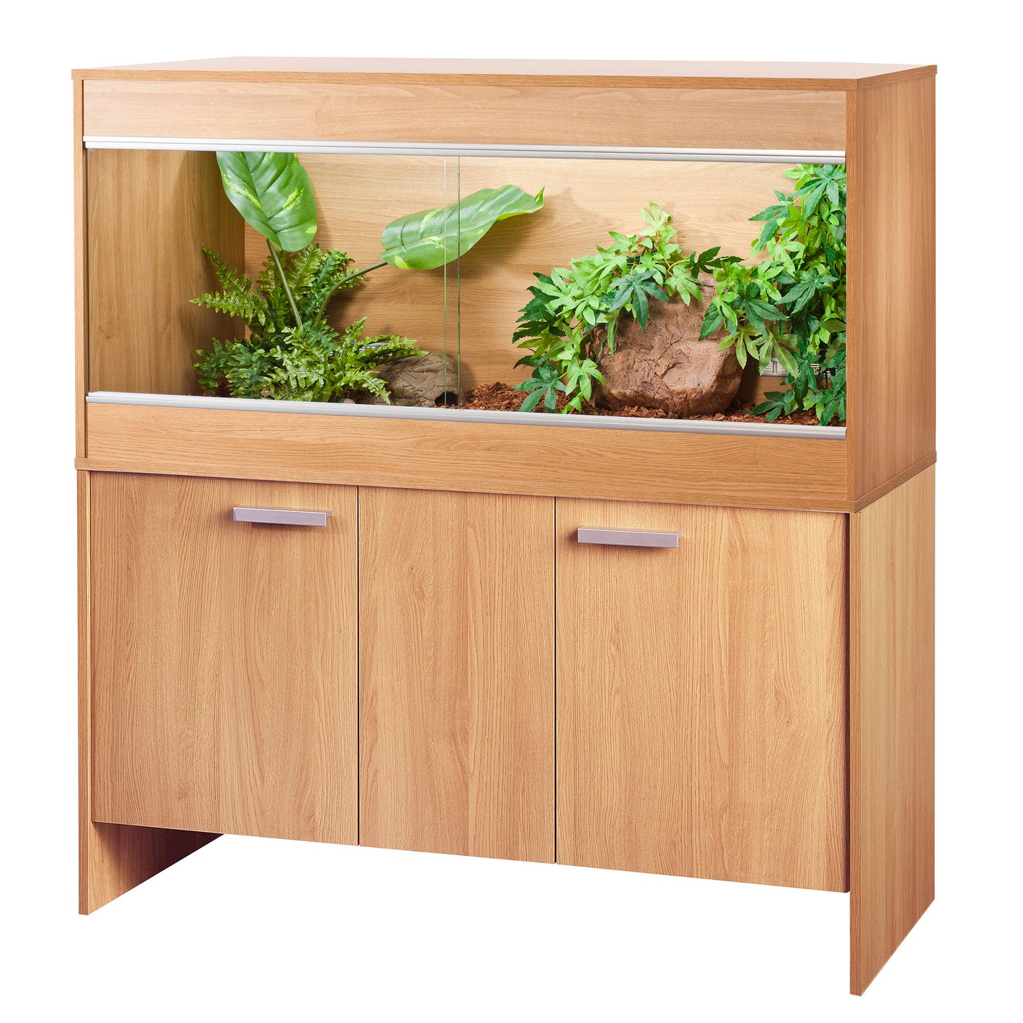 Vivexotic Repti-Home Maxi Large Vivarium in Oak – PT4087