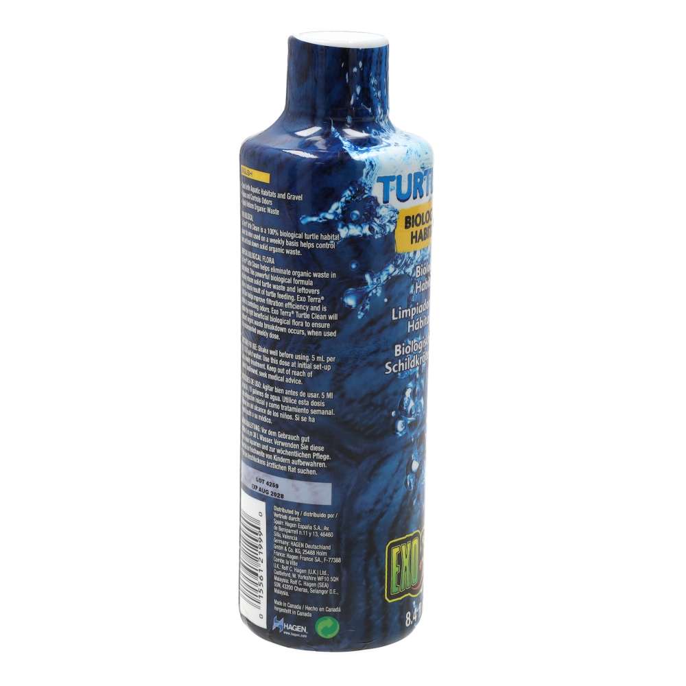 Exo Terra Turtle Clean Water Conditioner 250ml | Aquatic Turtle Habitat Cleaner