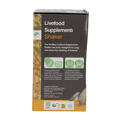 ProRep Livefood Supplement Shaker | Reptile Dusting Tool