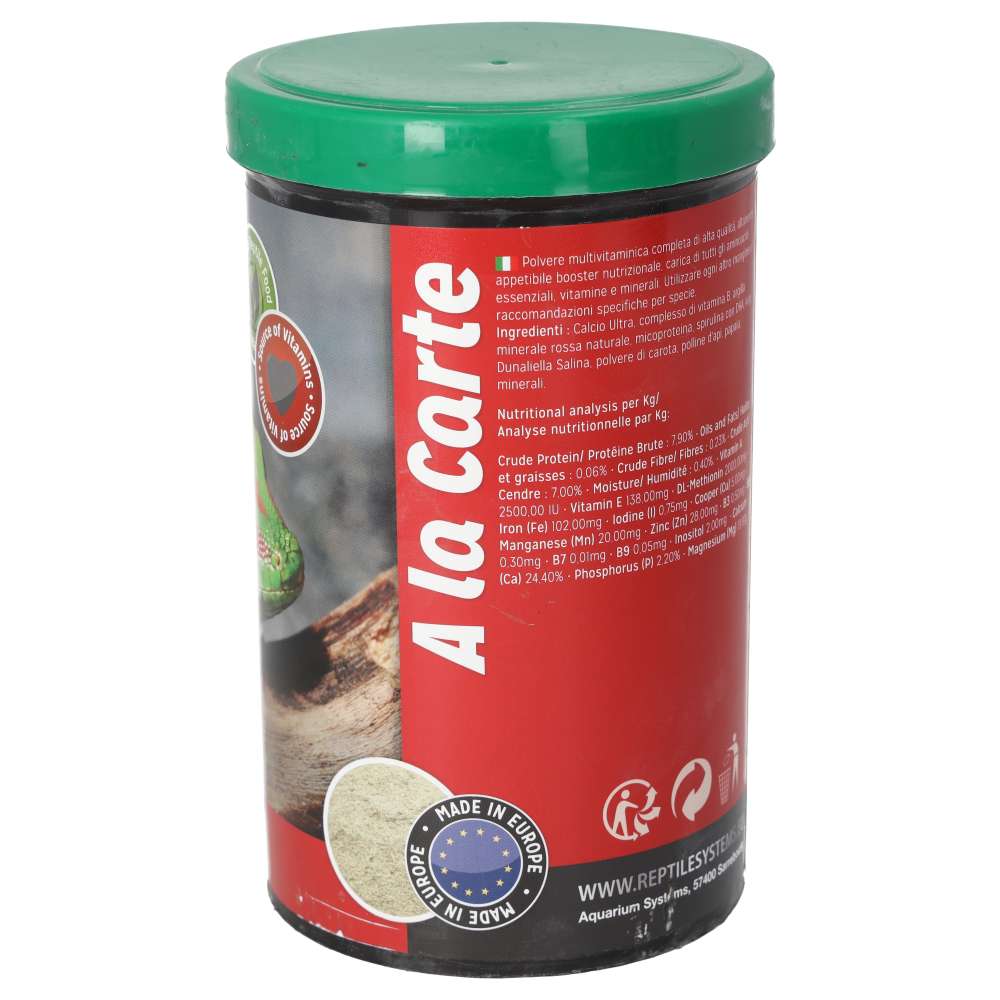 Reptile Systems Vit-A-Min Reptile Multivitamin Supplement Powder 1000g
