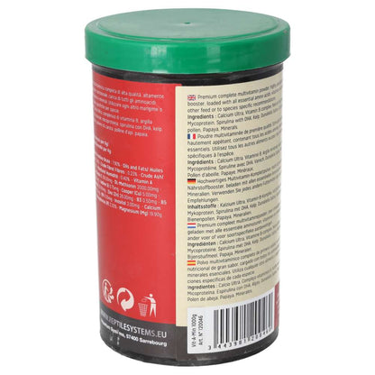 Reptile Systems Vit-A-Min Reptile Multivitamin Supplement Powder 1000g