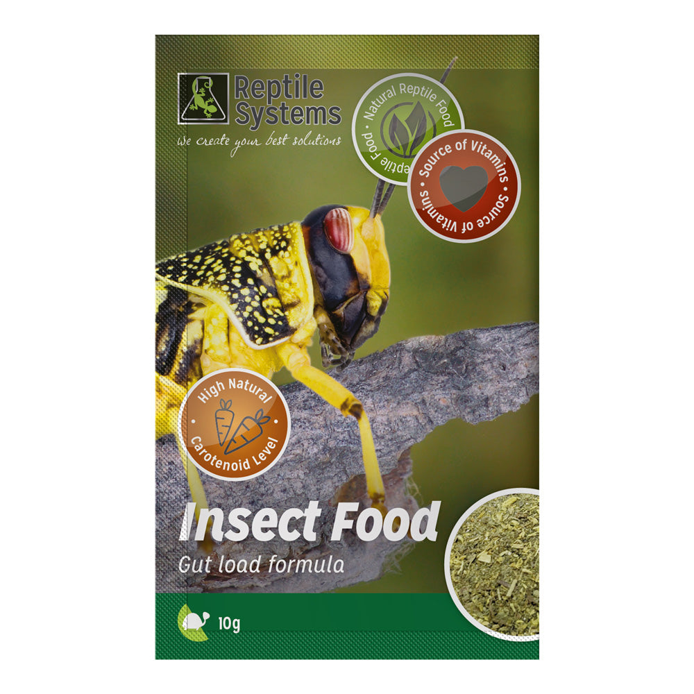 Reptile Systems Insect Food 10g – Gut-Loading Formula for Feeder Insects