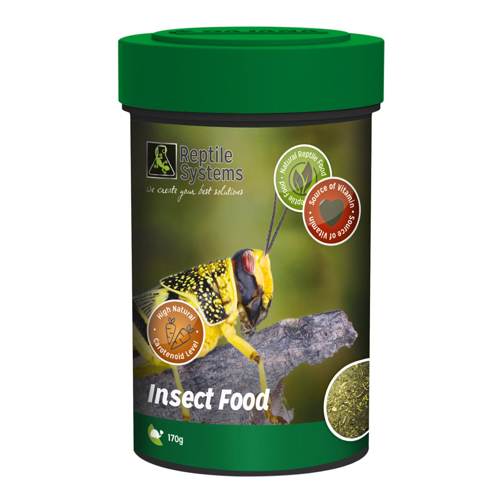 Reptile Systems Insect Food 170g – Premium Gut-Loading Formula for Feeder Insects