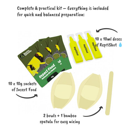 Reptile Systems Insect Food Booster Kit – Livefood Gut-Loading System