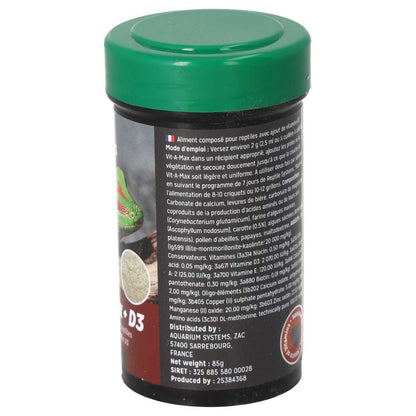 Reptile Systems Vit-A-Min + D3 Reptile Multivitamin Supplement 85g