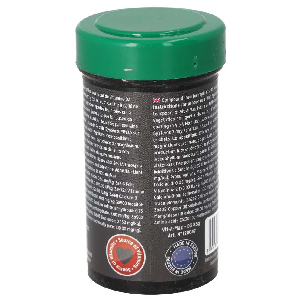 Reptile Systems Vit-A-Max + D3