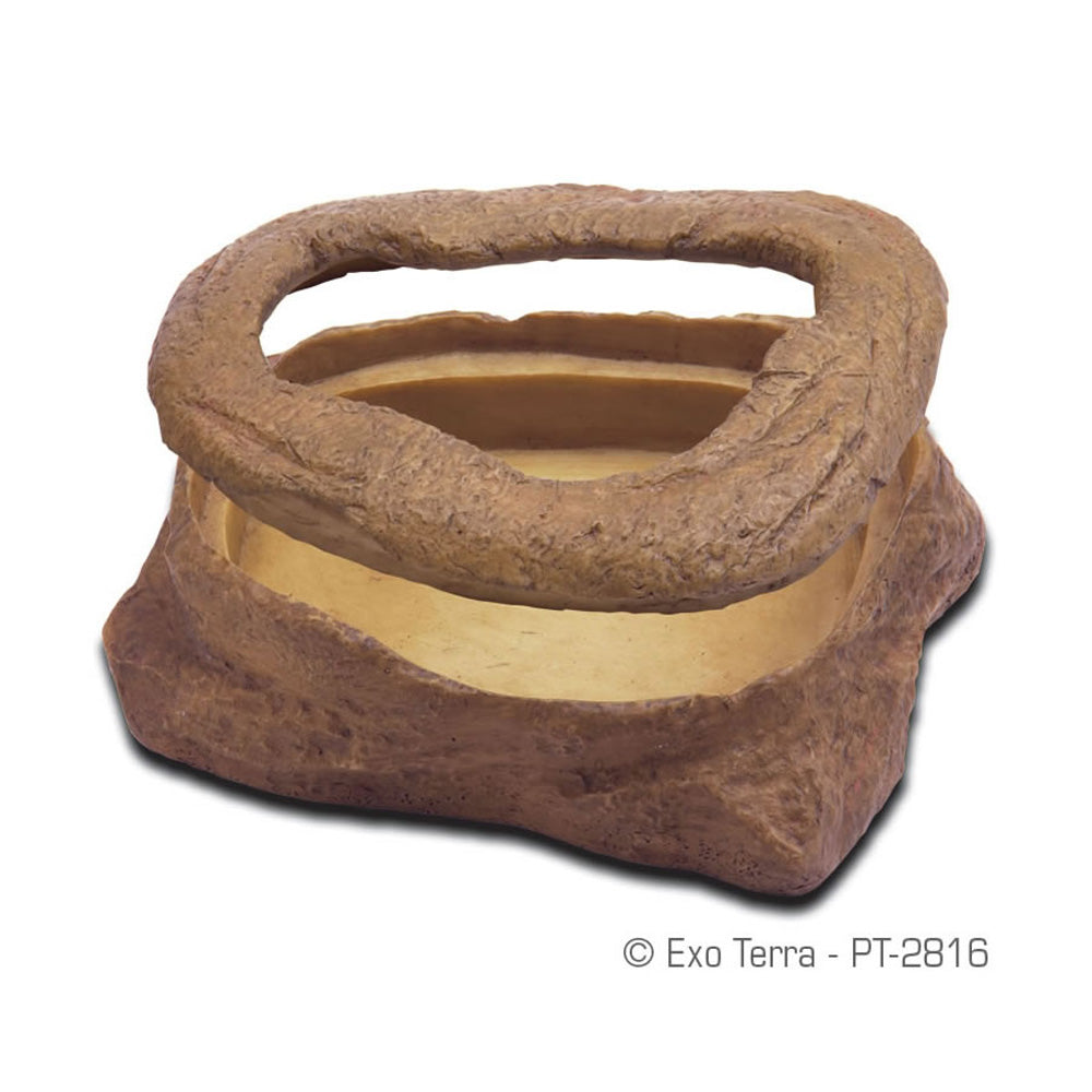 Exo Terra Worm Dish Mealworm Feeder PT2816 | Reptile Vivarium Feeder