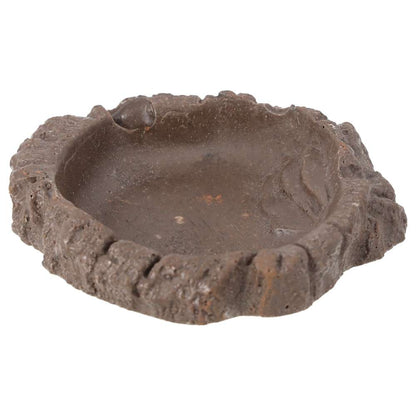 ProRep Terrarium Bowl Wood Small | Reptile Vivarium Water Dish