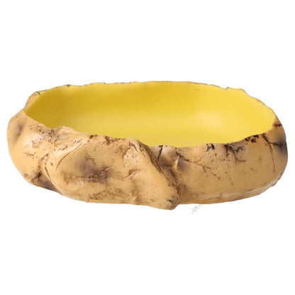 ProRep Rock Dish Large – Resin Vivarium Water or Food Dish 20.5x16.5x5cm