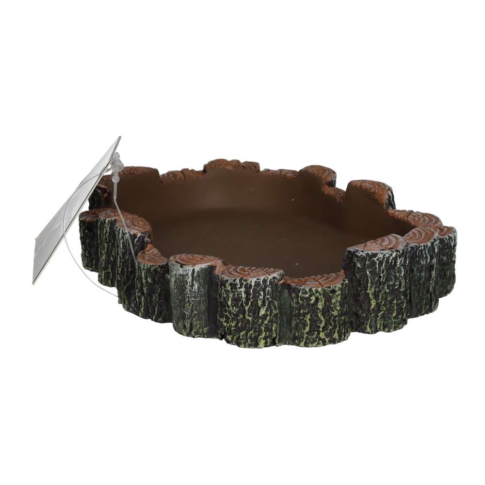 ProRep Rustic Log Pool Medium 19x16x3cm | Vivarium Water Dish
