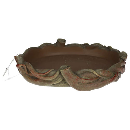 ProRep Root Dish Large Resin Vivarium Water Dish 24x21x4.5cm
