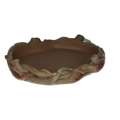 ProRep Root Dish Large Resin Vivarium Water Dish 24x21x4.5cm