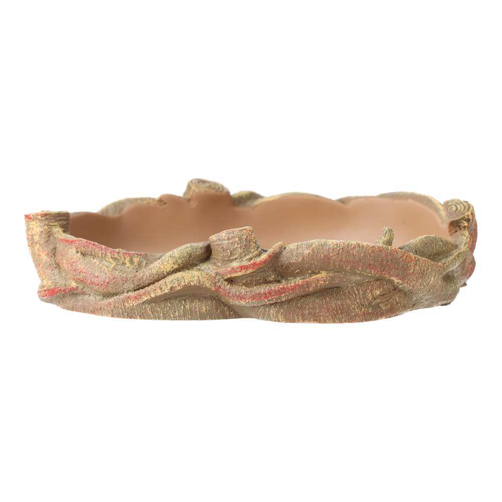 ProRep Resin Root Dish Medium – Vivarium Water & Food Dish 19.5x17x4cm