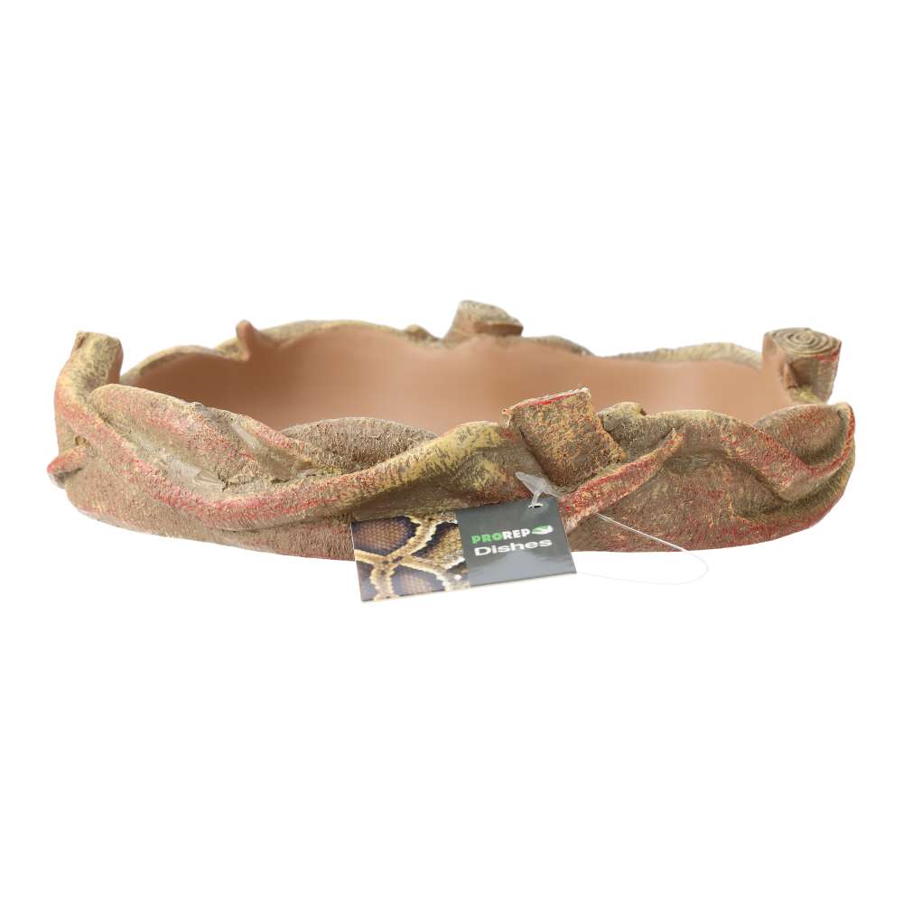 ProRep Resin Root Dish Medium – Vivarium Water & Food Dish 19.5x17x4cm