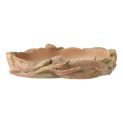 ProRep Resin Root Dish Medium – Vivarium Water & Food Dish 19.5x17x4cm