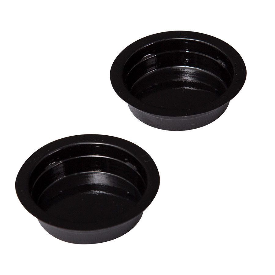 ReptiZoo Arboreal Feeder Black 8x8cm | Vivarium Feeding Ledge