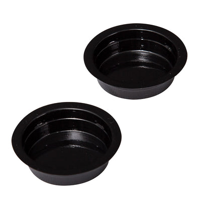 ReptiZoo Arboreal Feeder Black 8x8cm | Vivarium Feeding Ledge