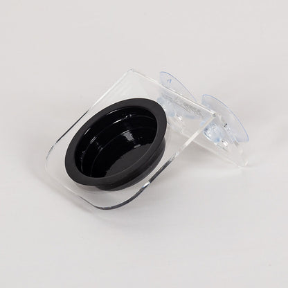 ReptiZoo Arboreal Feeder Clear 8x8cm – Vivarium Feeding Ledge
