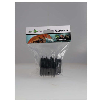 ReptiZoo Spare Feeder Dishes 10-Pack