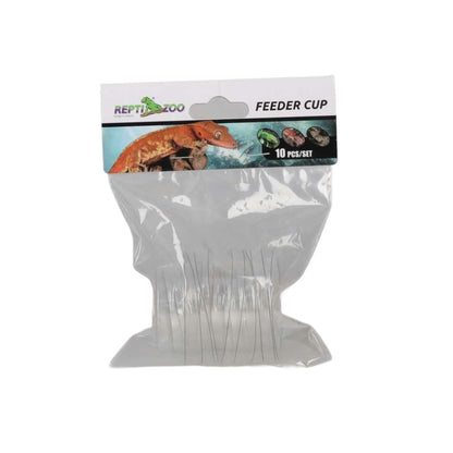 ReptiZoo Arboreal Replacement Dish Clear 8cm | Reptile Feeder Dish