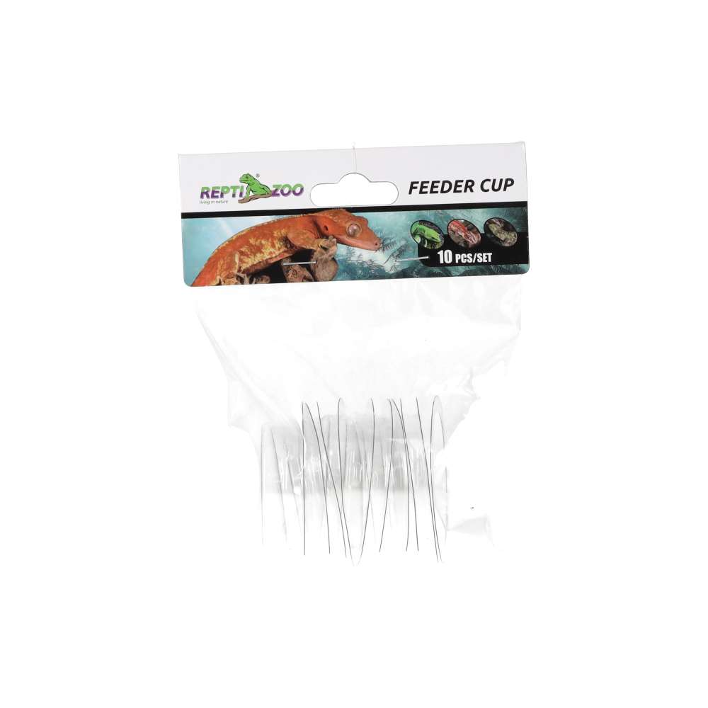 ReptiZoo Arboreal Replacement Dish Clear 8cm | Reptile Feeder Dish