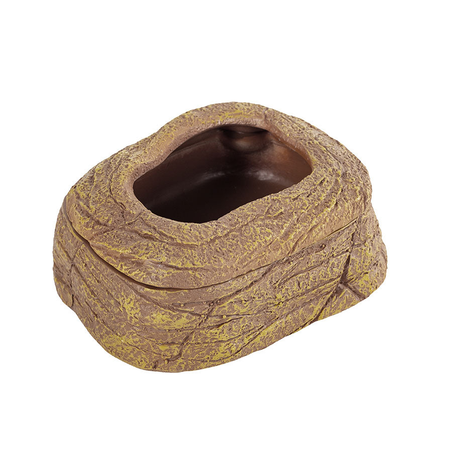 ReptiZoo Magnetic Anti-Escape Worm Dish | Reptile Livefood Feeder