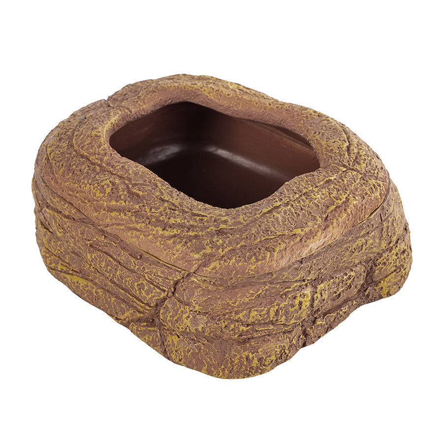 ReptiZoo Magnetic Anti-Escape Worm Dish | Reptile Livefood Feeder