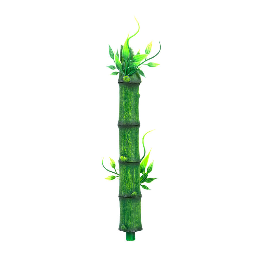 ReptiZoo 2in1 Height Adjustable Bamboo Plant Dripper | Reptile Water Fountain