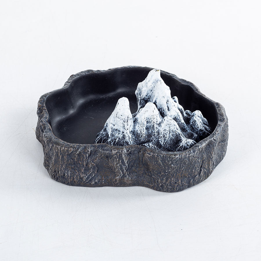 ReptiZoo Mountain Food and Water Dish Set | Reptile Vivarium Dishes
