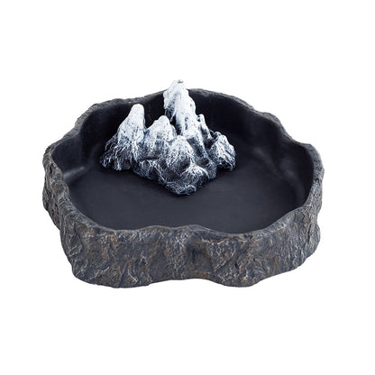 ReptiZoo Mountain Food and Water Dish Set | Reptile Vivarium Dishes