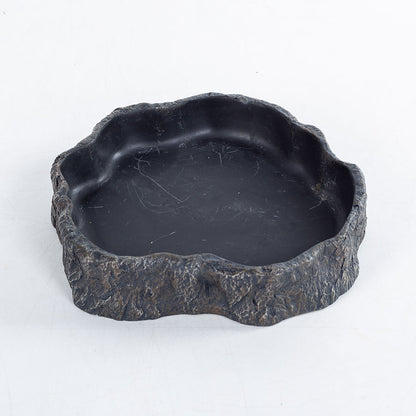 ReptiZoo Mountain Food and Water Dish Set | Reptile Vivarium Dishes