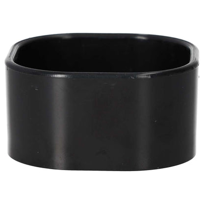 White Python Water Bowl Black