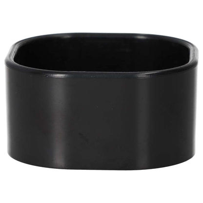 White Python Water Bowl Black