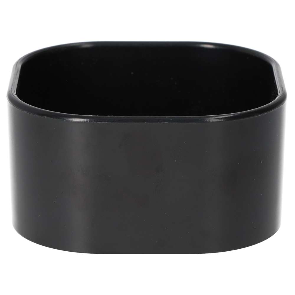 White Python Water Bowl Black Medium 80x80x40mm