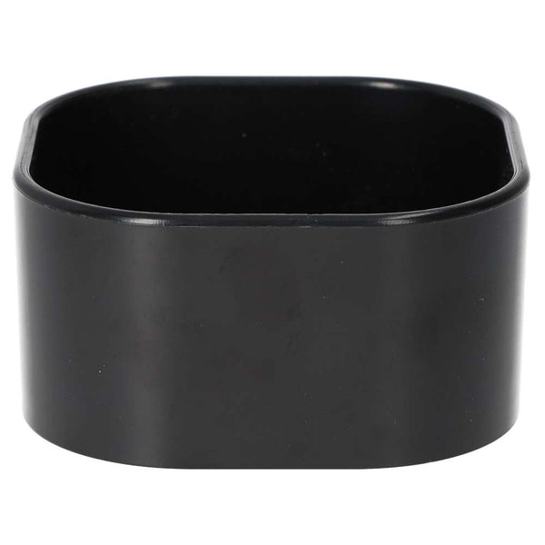 White Python Water Bowl Black Medium 80x80x40mm