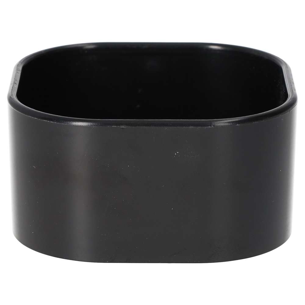 White Python Water Bowl Black Medium 80x80x40mm