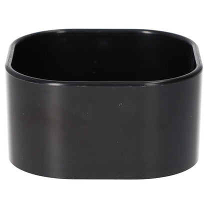 White Python Water Bowl Black Medium 80x80x40mm