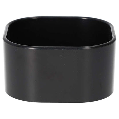 White Python Water Bowl Black Medium 80x80x40mm