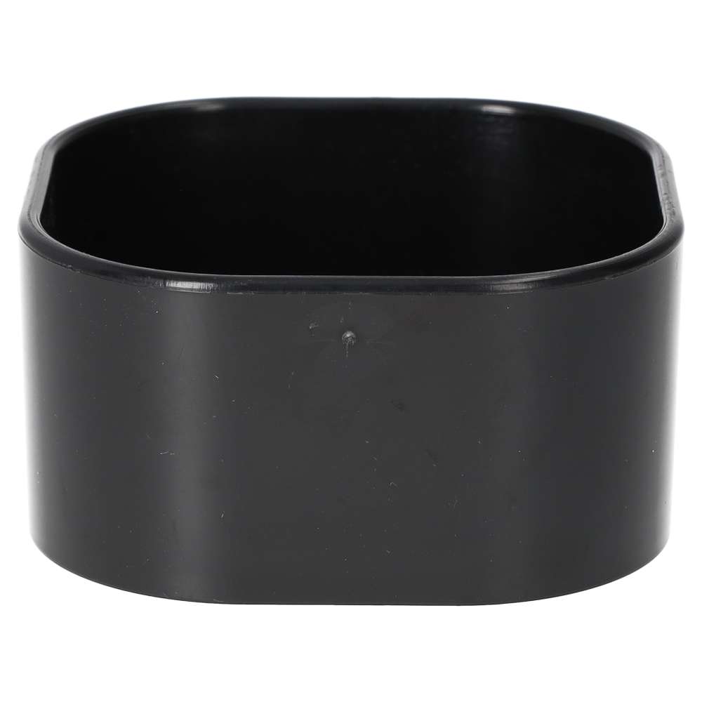 White Python Water Bowl Black Medium 80x80x40mm
