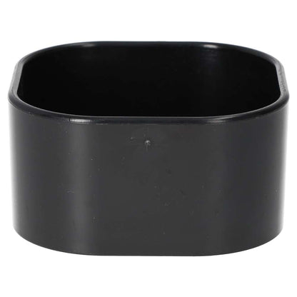 White Python Water Bowl Black Medium 80x80x40mm