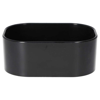 White Python Water Bowl Black