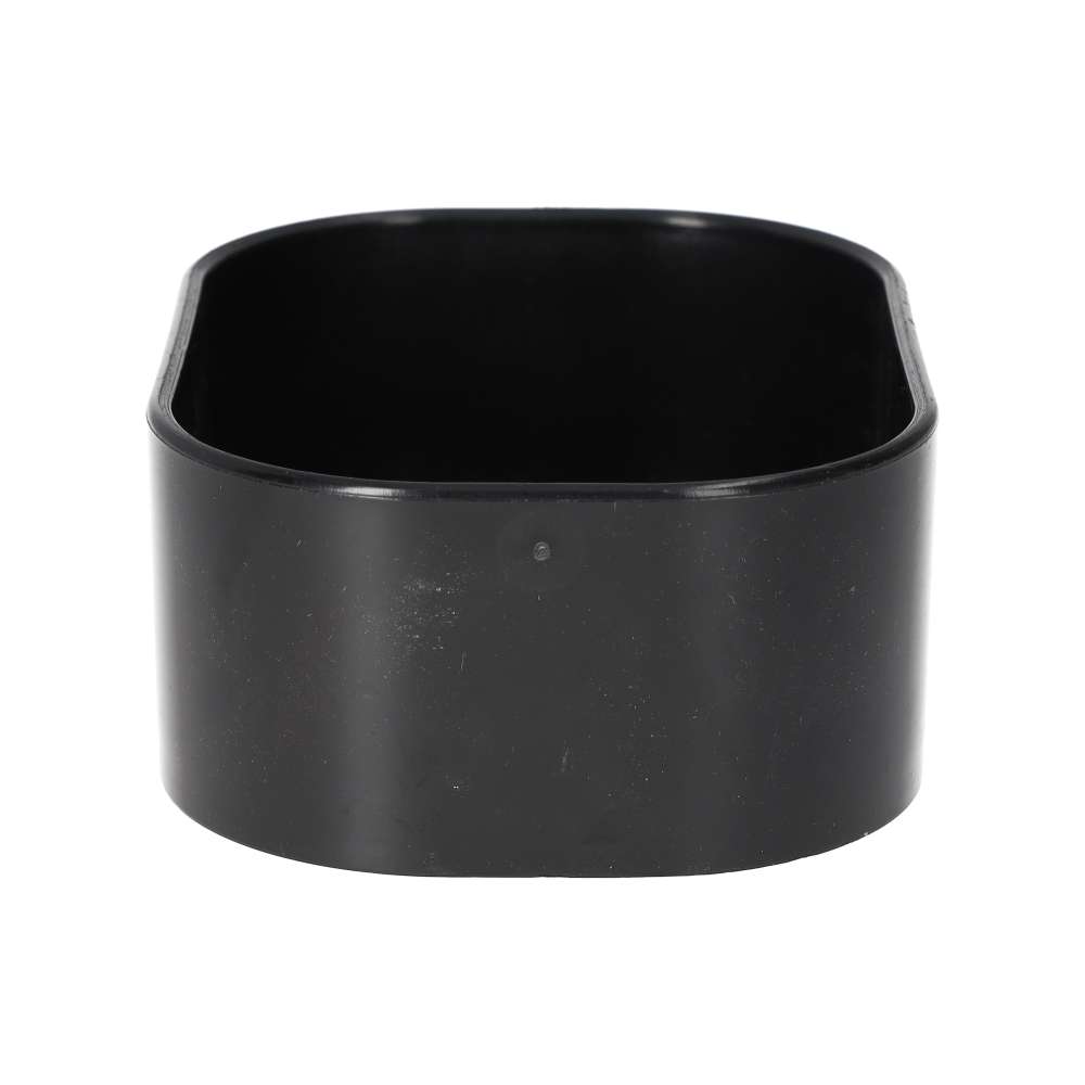 White Python Water Bowl Black