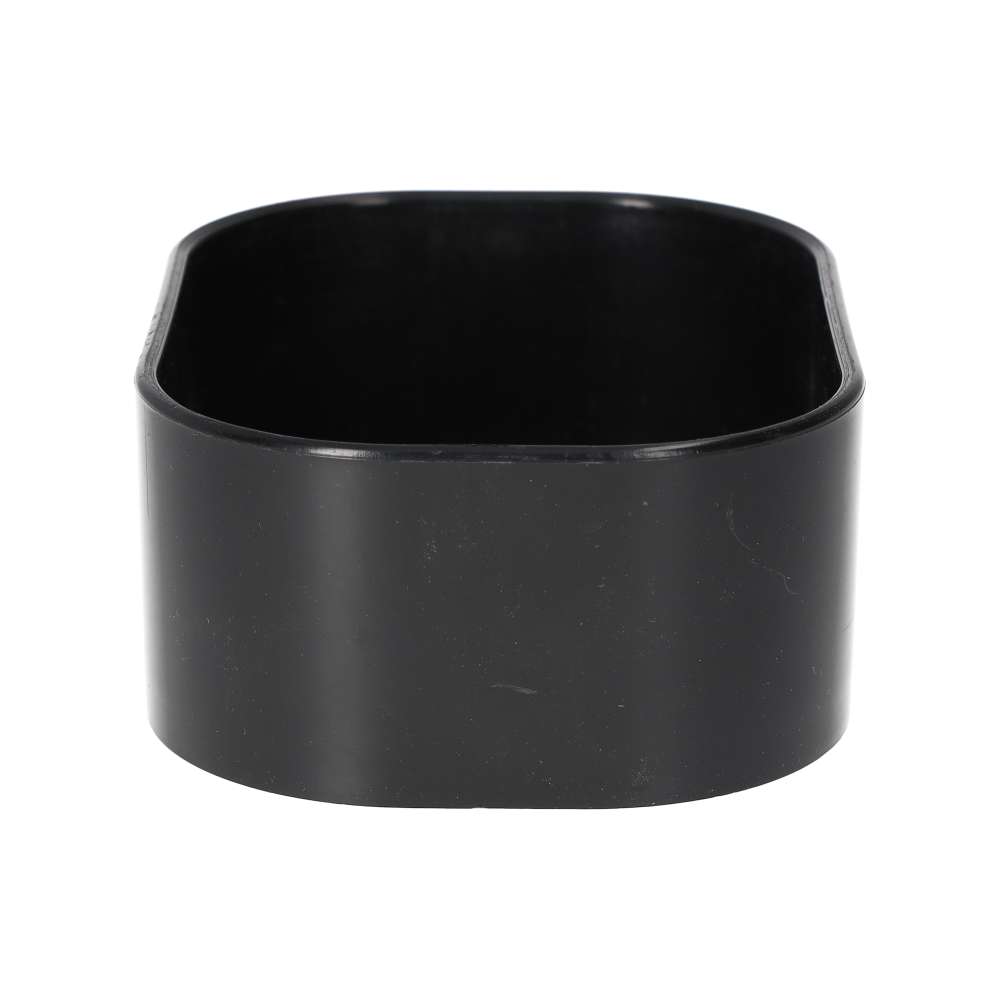 White Python Water Bowl Black